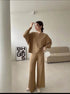 Oversized Long Sleeve Two Piece Set